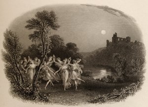 La Danse des Fées, gravée par F.C. Lewis, illustration de 